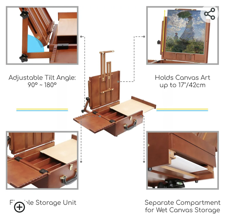 Meeden Pochadebox, Tabletop Easel hx-l5